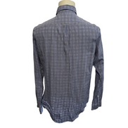 Chemise Polo Ralph Lauren M Flanelle Bleue Custom Fit Shirt Button Down Chaude
