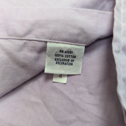 Chemise Ralph Lauren XL Lilas 100% Coton Logo Vert Clair manches longues