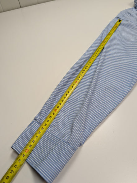 Chemise CHAPS bleu à rayures taille L #257ms