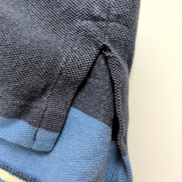 Polo Ralph Lauren Homme XL Bleu Rayures Logo Rouge Polo Manches Courtes