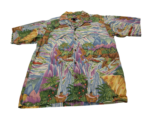 Chemise hawaïenne Patagonia 1994 Pataloha Limited Edition Paradise taille S #645