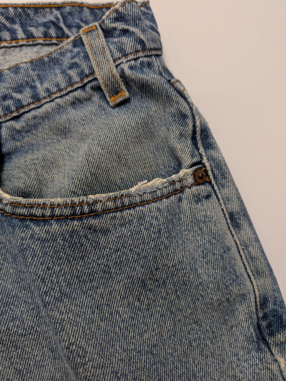 Jean LEVI'S 570 Baggy Vintage 🛹 Taille W36 (Taille 41cm) 🛹 Bleu Délavé Grunge