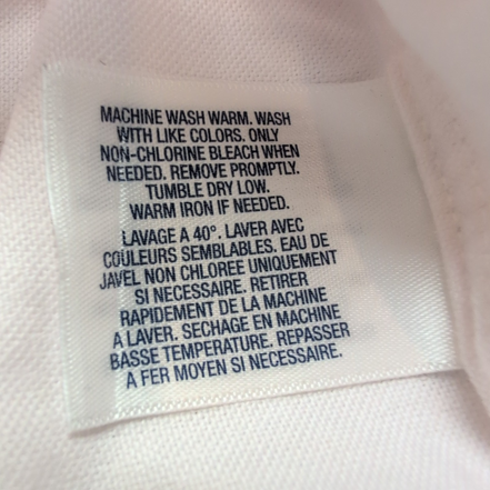 Chemise Ralph Lauren Femme XS / S Rose Pâle Logo Marron 100% Coton