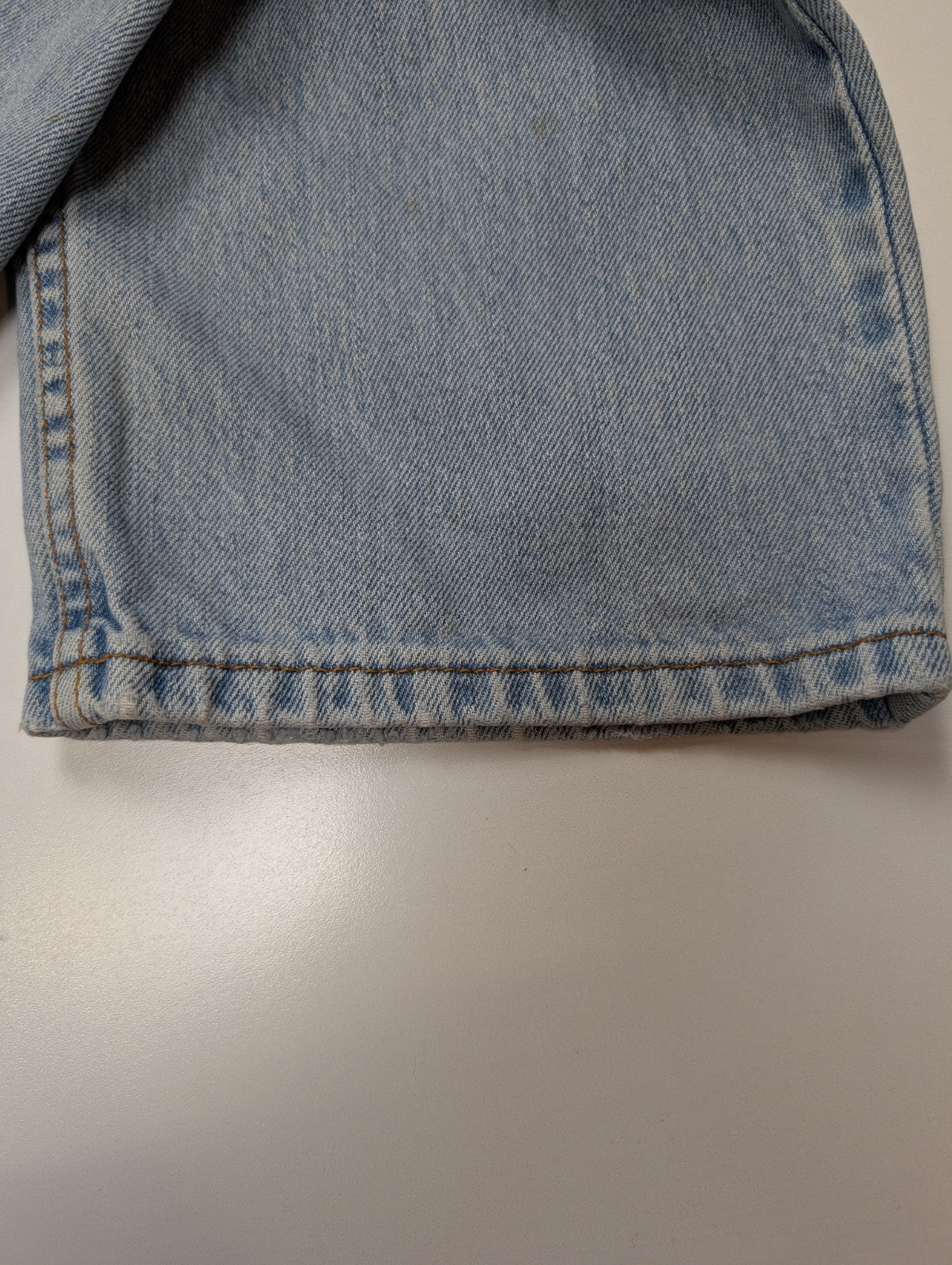 Jean Levi's 505 Regular Fit Vintage Homme W34 L34 Bleu Clair Denim Long