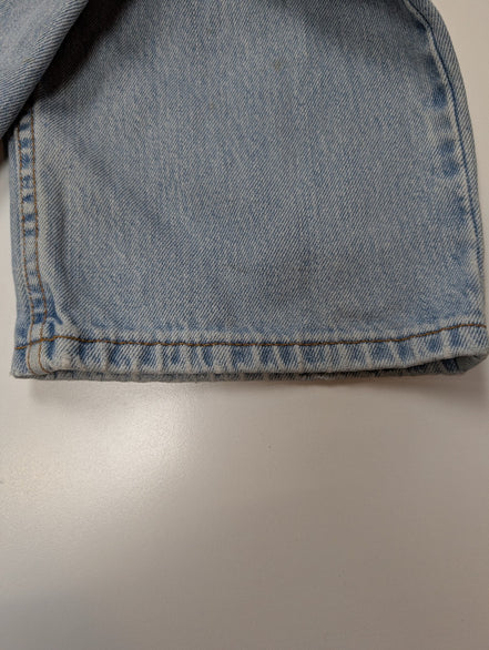 Jean Levi's 505 Regular Fit Vintage Homme W34 L34 Bleu Clair Denim Long