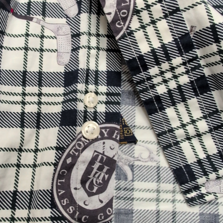 Chemise Tommy Hilfiger Golf Vintage XL Carreaux Collector Rare