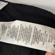 Pull Calvin Klein Jeans femme XS S noir paillettes manches chauve-souris