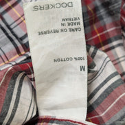 Chemise Dockers rouge à carreaux taille M #166msch