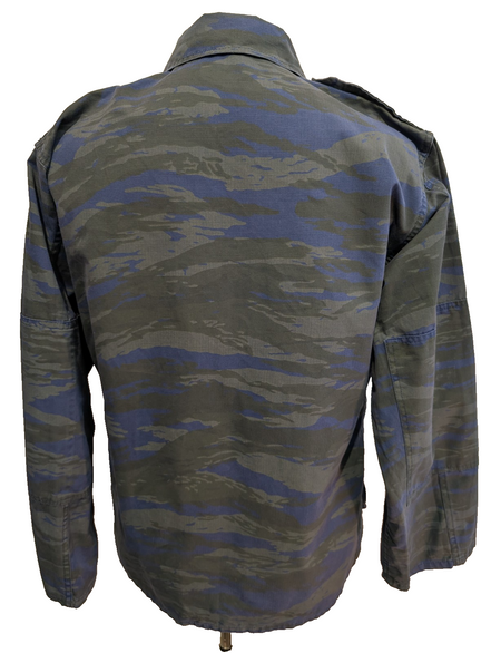 Veste Militaire Armée Grecque Marine Camouflage Bleu Noir RIPSTOP S