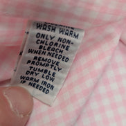 Chemise Ralph Lauren rose petits carreaux logo bleu ciel taille L #2555