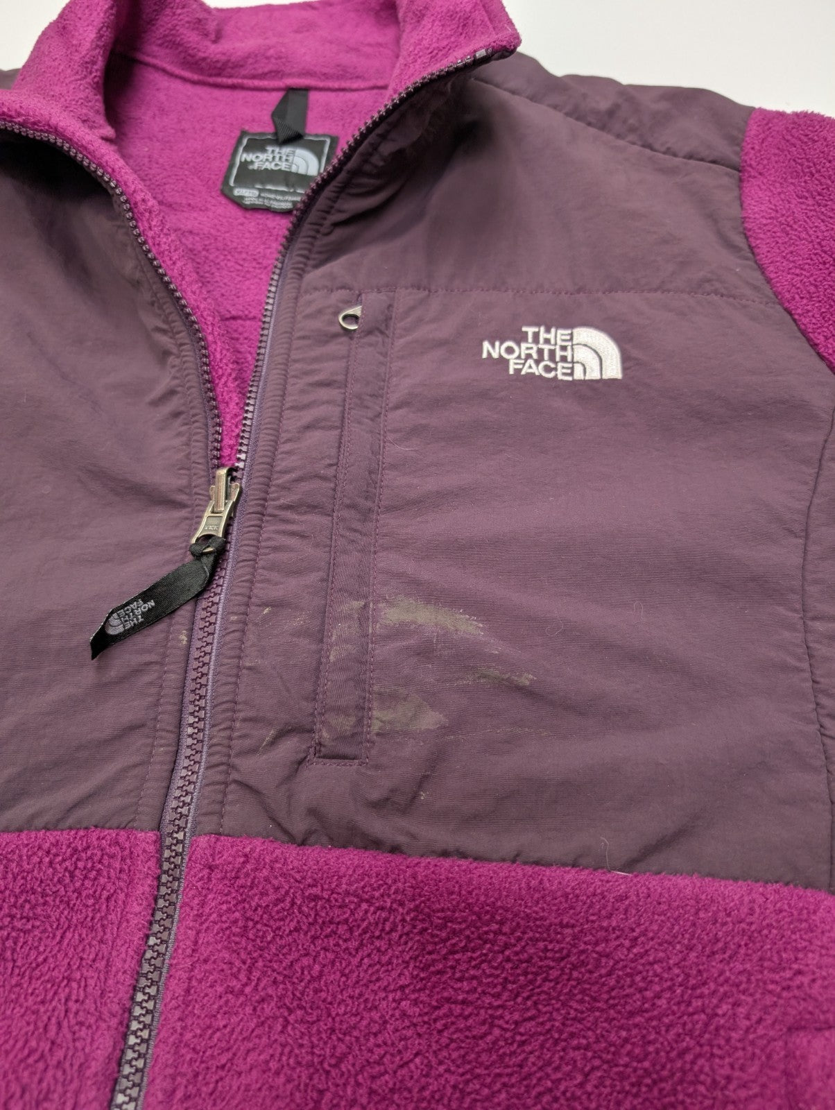 Veste Polaire The North Face Denali Fuchsia & Noir Femme - Taille XL