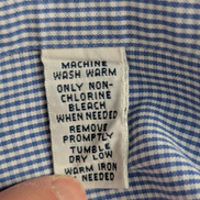 Chemise Polo Ralph Lauren Shirt Blake XL Vichy Bleu Blanc Logo Marine Button Dow