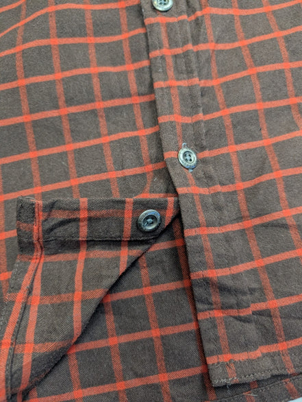 Chemise L.L.Bean XL Technique Polyester Elasterell Stretch Marron Rouge |282S