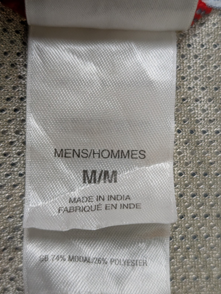 Chemise manches courtes The North Face bleue à rayures taille M #111msch