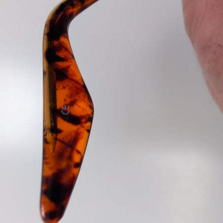 Lunettes de soleil Y2K Ovales Effet Doré et Finition Bois