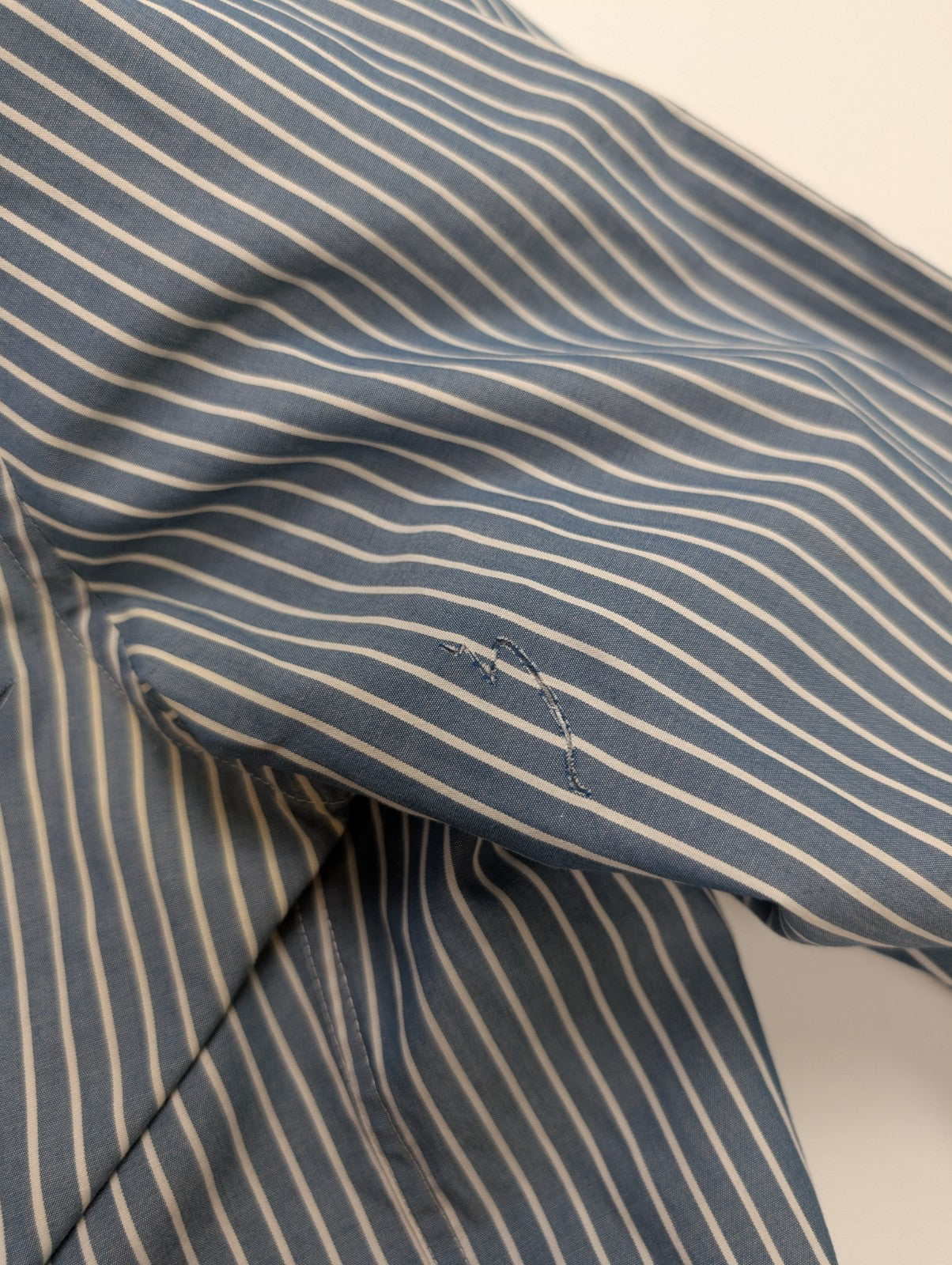 Chemise Dockers bleu à rayures taille L #168msch