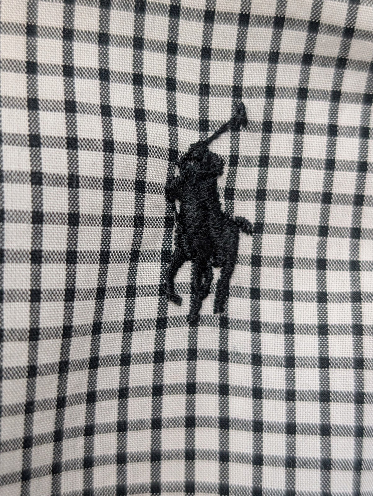 Chemise Ralph Lauren Blake L Noir Blanc Petits Carreaux Shirt Button Down