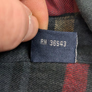 👕 Chemise IZOD L Flanelle Tartan Rouge Beige Coton |302S