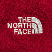 Pull Polaire Femme The North Face TKA 100 Rouge Col Zippé - Taille L