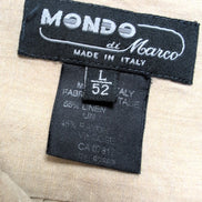 Chemise Mondo di Marco L Lin Coton Crème Made in Italy Manches longues
