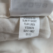 Short chino Old Navy 100% lin crème Slim W33