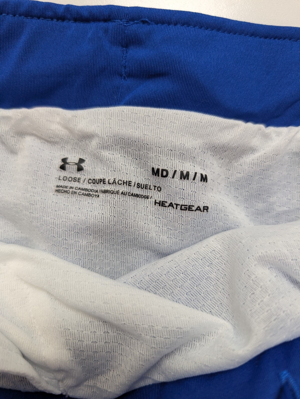 Short Under Armour HeatGear Bleu Électrique - Homme Taille M