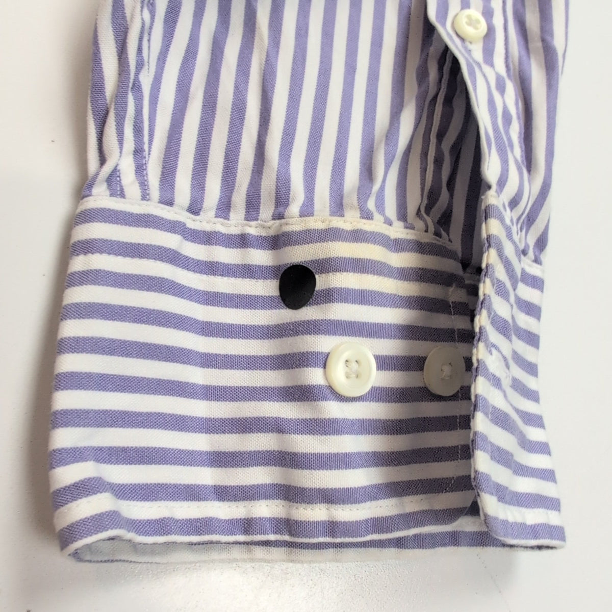 Chemise Nautica XXL Violet Rayures 100% Coton Mercerisé Logo Brodé