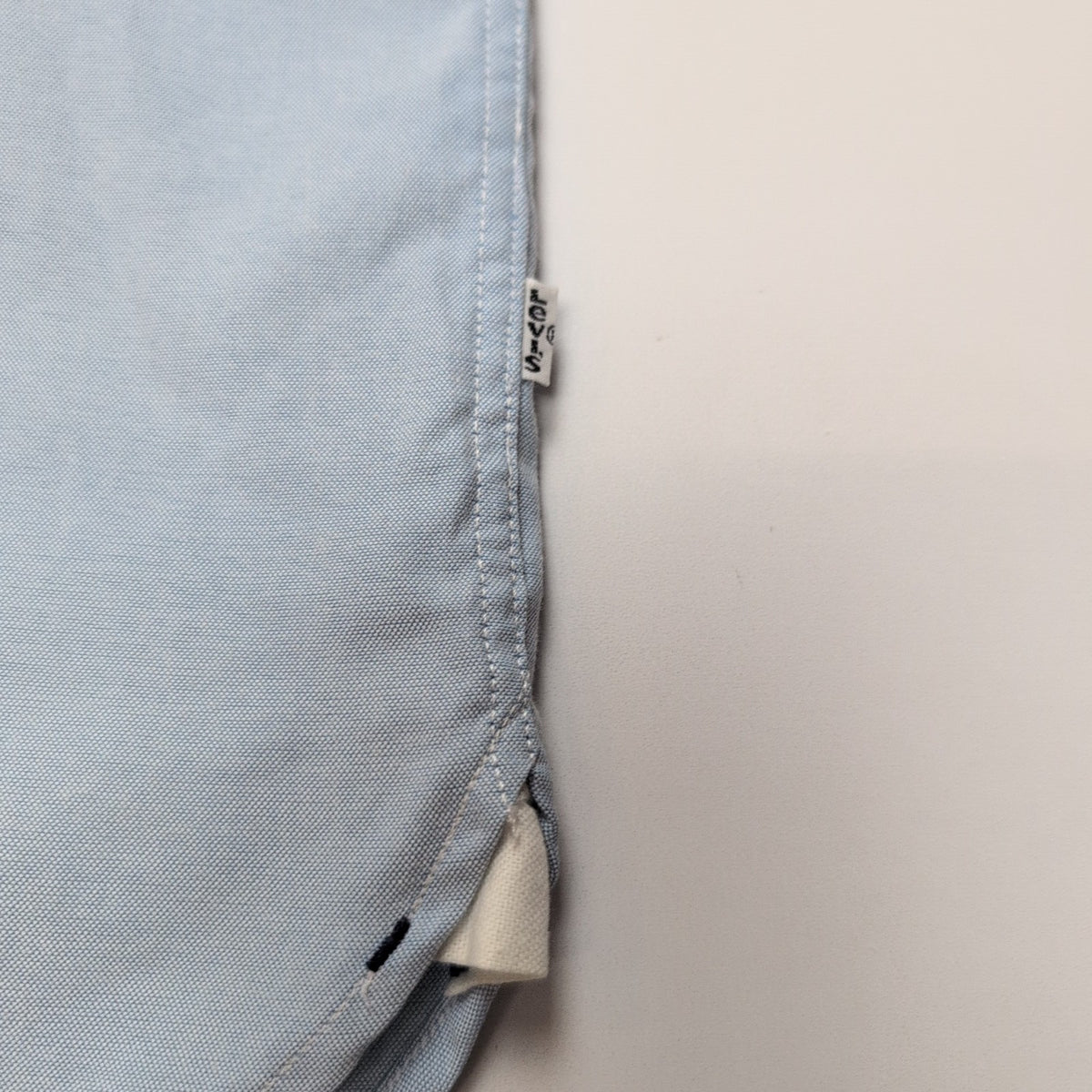 Chemise Levi's L Bleu Oxford Standard Fit Poche Boutonnée Manches courtes