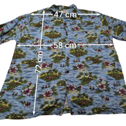 Chemise hawaïenne viscose et coton Ocean & Coast manches courtes taille L