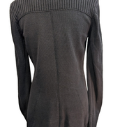 Pull Calvin Klein Femme Noir Col V Coupe Longue Évasée - Taille M