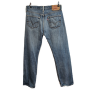 Levi’s 501 Jean Homme W33 L32 Bleu Vintage Pantalon Bouton Droit