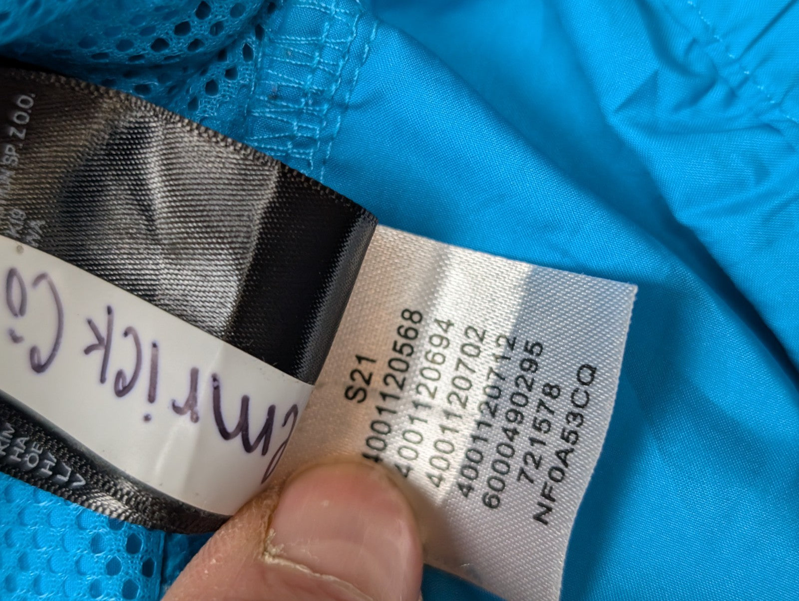 Coupe-vent The North Face WindWall Anorak Bleu Ciel Junior - Taille L 14/16