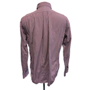 Chemise Ralph Lauren L Rose Bleu Carreaux Classic Fit Shirt Button Down Coton