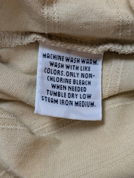 Polo manches courtes Polo Ralph Lauren XXL beige crème rayures coton Pima