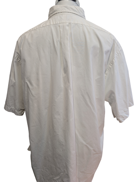 Chemise Polo Ralph Lauren Shirt XL Blake Blanche Manches Courtes Button Down