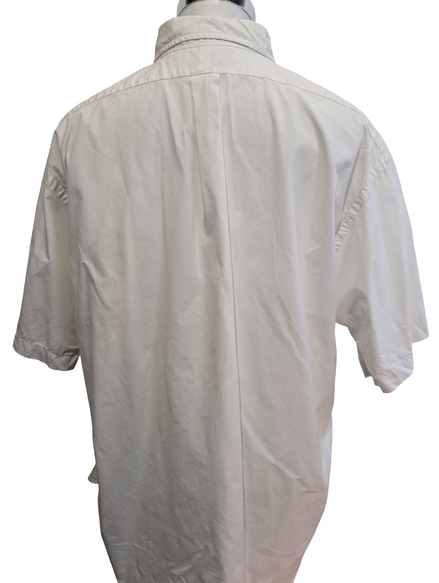 Chemise Polo Ralph Lauren Shirt XL Blake Blanche Manches Courtes Button Down