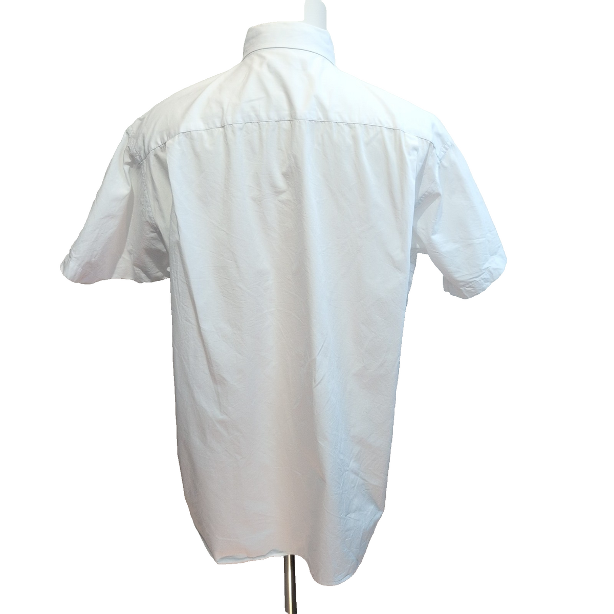 Chemise Nautica Made in Hong Kong XL Blanc 100% Coton manches courtes
