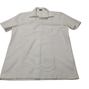 Chemise hawaïenne soie et lin Coofandy manches courtes taille S #704 hawaienne