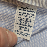 Chemise Polo Ralph Lauren Shirt Andrew M L Rayée Bleu Coton Col Classique
