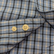 Chemise CHAPS manches courtes bleu à carreaux taille XL #233msch