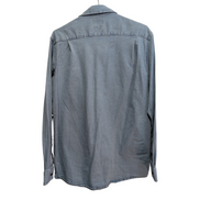 Chemise Wrangler stretch bleu effet jean 2 poches taille S manches longues #211e