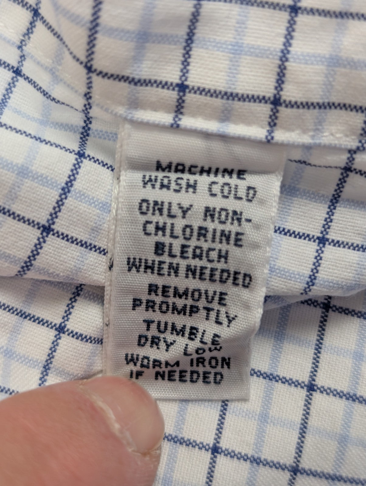 Chemise Ralph Lauren blanche à carreaux taille L/XL #2441