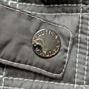 NAUTICA Veste Femme Matelassée S Gris Foncé Boutonnée Hiver Mi-Saison |323BSR