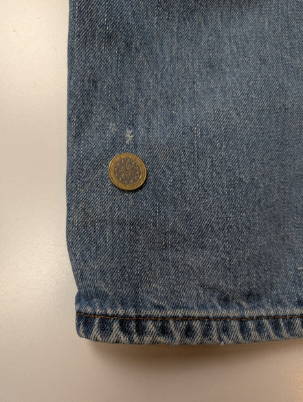 Jean Levi's 505 Regular Fit Vintage Homme W38 L30 Bleu Ciel Denim Light Wash