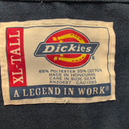 Chemise Dickies XL Made in Honduras Bleu Nuit Workwear Manches Courtes