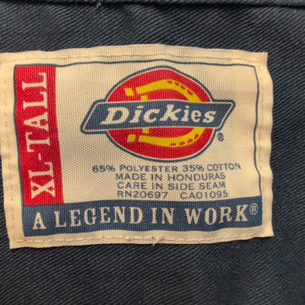 Chemise Dickies XL Made in Honduras Bleu Nuit Workwear Manches Courtes