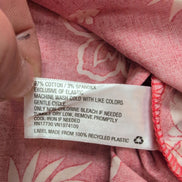 Robe d'été Tropicale Hawaïenne Rouge Hibiscus XS Coton