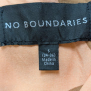 Chemise Hawaïenne NO BOUNDARIES Rose & Marron Carreaux Ondulés - Taille S