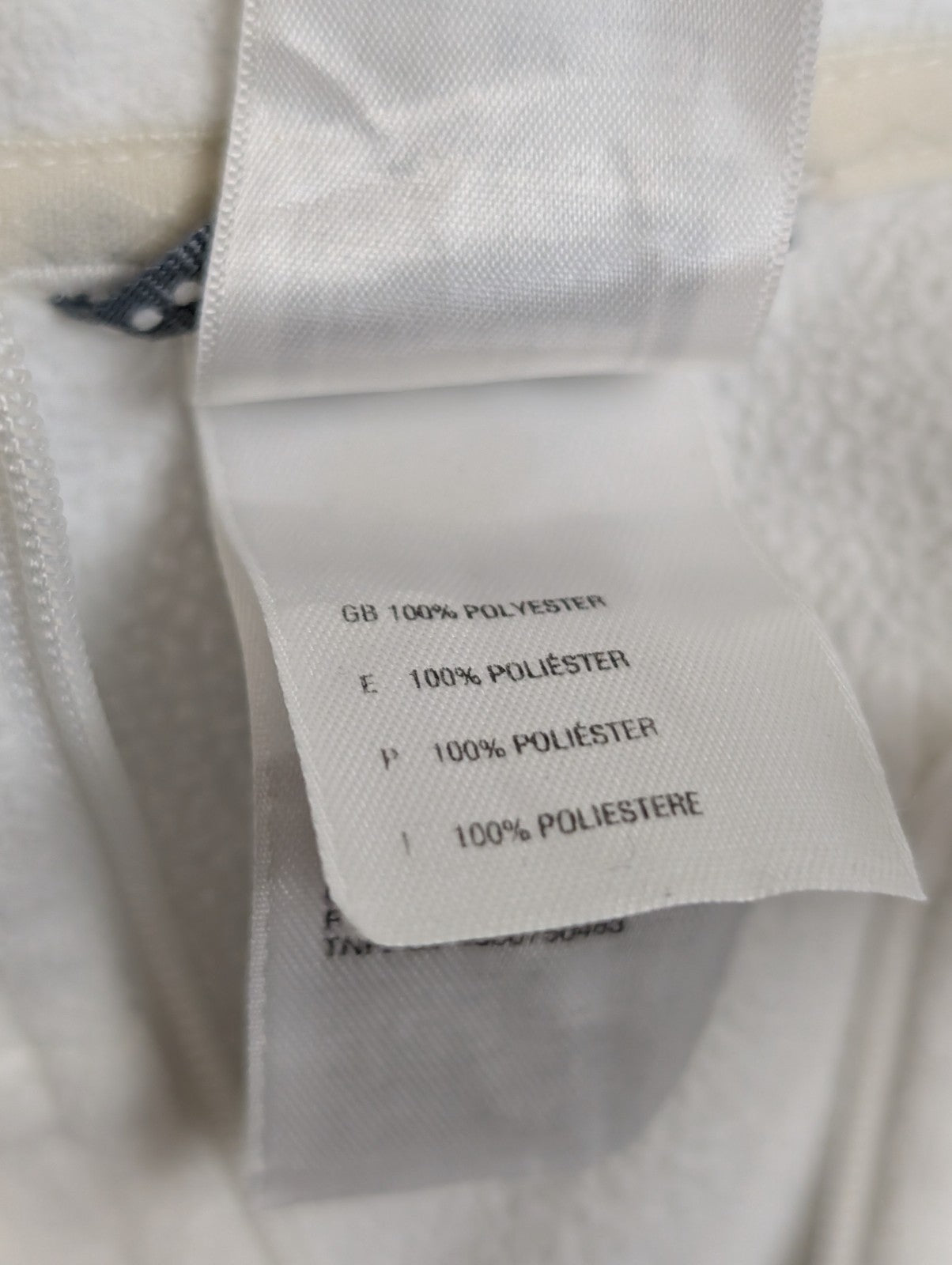 Pull Polaire Femme Blanc The North Face TKA 100 Col Zippé - Taille S