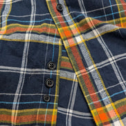 Chemise Flanelle Stretch US POLO ASSN S Coton Tartan Bleu Vert Casual |280S